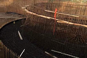 四川砼烟囱新建施工现场